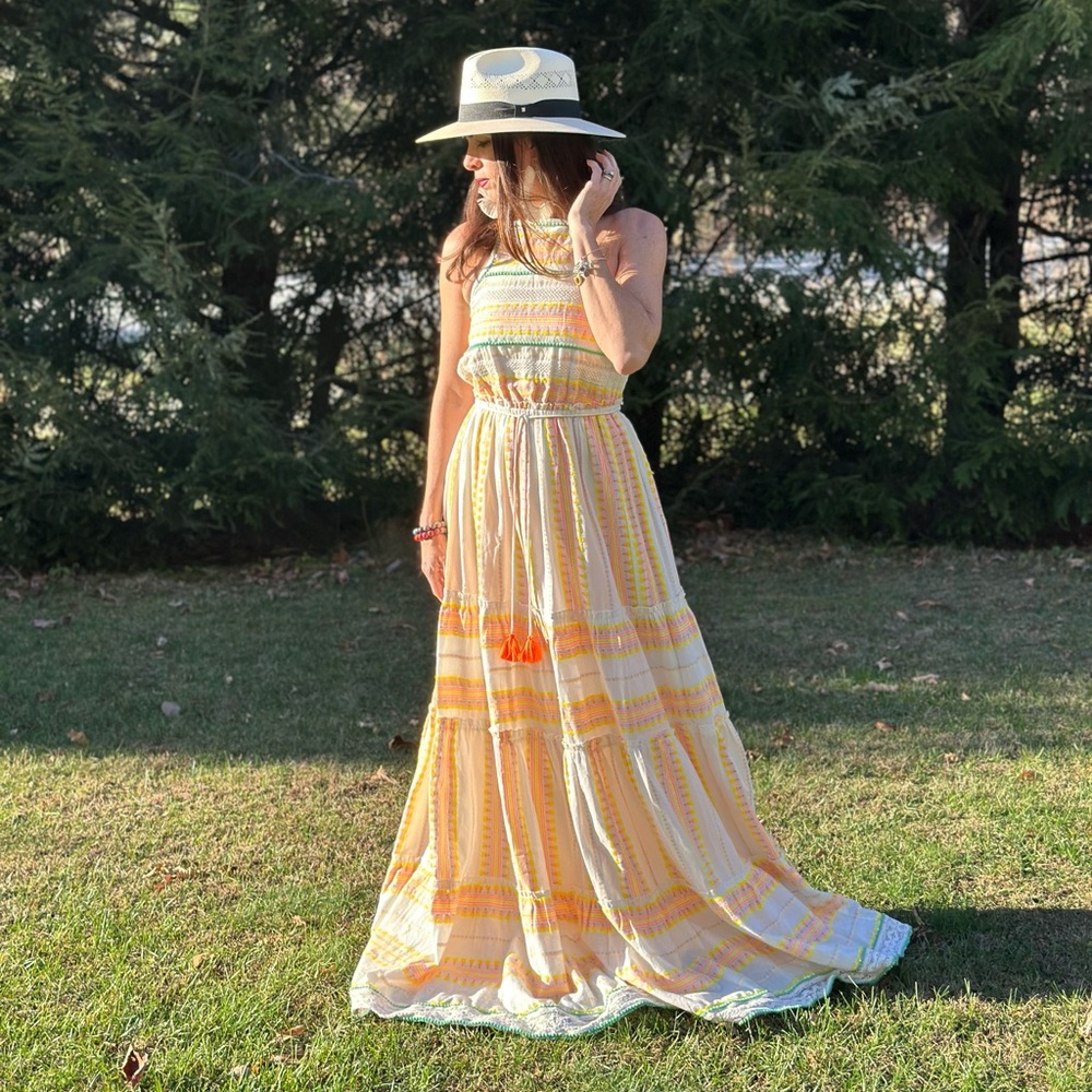 NEW LOVE V. By Jatin - Elegant Sleeveless Maxi Dress in